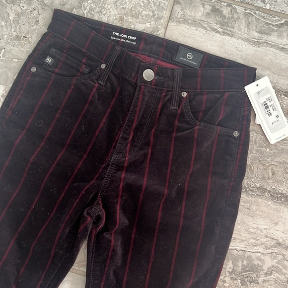 Adriano Goldschmeid The Jodi Crop High-Rise Slim Flare Crop Jeans, Size 24 NWT - Picture 2 of 10